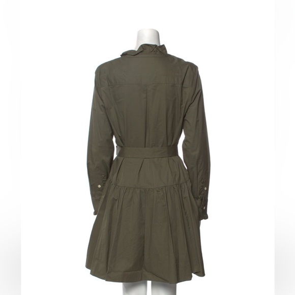 Kate Spade olive green shirt dress - Picture 3 of 3